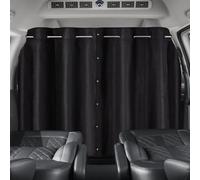 ZATOOTO Rideau de Voiture pour Intimité, Pare Soleil Magnétique en Oxford Fabric, Protection Solaire Rideaux Occultant Voiture pour Camping Car, Van aménagé Grande Taille 180x122 cm