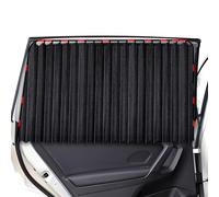 ZATOOTO Rideau Voiture (2 pièces), Rideaux de Fenêtre de Voiture Magnétiques pour Bloquer Les Rayons UV et pour la Confidentialité, épaissi Amélioré, Noir