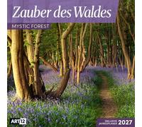 Zauber des Waldes Broschürenkalender 2027 - 30x30 - Art12 | Stilsicherer Wald-Kalender im schlanken Hochformat (aufgeklappt 30x60 cm) | zum Eintragen