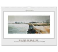 Zauber einer Insel (Wandkalender 2027 DIN A3 quer), CALVENDO Monatskalender: Rügen-Landschaftsaquarelle und Zitate großer deutscher Romantiker