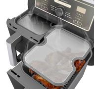 ZauberFry Lot de 2 protections anti-éclaboussures, protection efficace contre les projections de graisse, compatible avec les friteuses à air chaud Ninja, Foodi Max, Dual Zone, AF400EU et AF451EU,