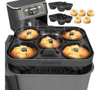 ZauberFry Mini moule à kouglof compatible avec Ninja AF400EU, AF451EU, AF500DE et SL400EU, friteuse à air chaud, accessoires, gâteaux, muffins, brownies