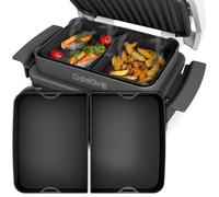 ZauberFry Répartiteur de plat à pâtisserie compatible avec Tefal OptiGrill, Elite, Plus +, Elite Plus, 4 en 1, 2 en 1-2 x Insert plat à pâtisserie en silicone Accessoires Moule à pâtisserie