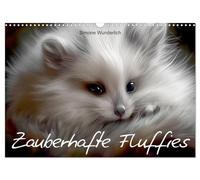Zauberhafte Fluffies (Wandkalender 2026 DIN A3 quer), CALVENDO Monatskalender: Vorsicht: Drohender Zuckerschock! Zauberhafte fluffige Tierchen für jung und alt!