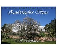 Zauberhaftes Ibiza - Terminplaner (Tischkalender 2026 DIN A5 quer), CALVENDO Monatskalender: Eivissa - Isla Blanca