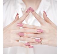 Zaubernägel4Home - Wraps, films pour ongles UV, en gel, semi-cured (bois de rose)