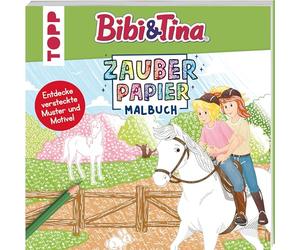 Zauberpapier Malbuch Bibi & Tina: Entdecke versteckte Muster und Motive!