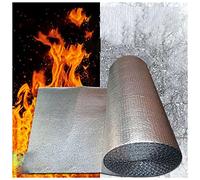 ZAURBA Autocollant Aluminium Isolation Thermique Double Film Bulle Isolation Isolant Thermique en Feuille Isoler Isolation pour Radiateur Sol Toit Mur Bureau (Size : 1x10m)