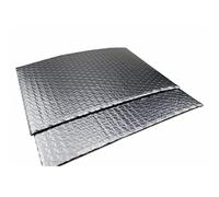 ZAURBA Feuille Isolante Autocollant Isolation Thermique en Feuille Aluminium Réflecteur de Chaleur Rouleau Réfléchissant Isolant Thermique a Bulles Double Face pour Sol Toit Radiateur (Size : 1x4m)