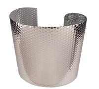 ZAURBA Plaque D'isolation Thermique Multi-usages, Rouleau Auto-adhesif Aluminium, Feuille D'ingénierie Roulea, Film de Toiture avec Membrane Anti-Vapeur Revêtement Aluminium (Size : 1x2m)