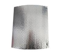 ZAURBA Rouleau Auto-adhesif Aluminium, Kit D'isolation de Porte de Garage, Feuille D'ingénierie Roulea, Isolant de Bulle Isolant de Feuille Isolante Barrière Thermique pour Réflecteur (Size : 1x6m)