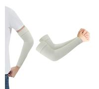 zavehony Manchette Anti UV,Manchon Velo,Manchon Tatouage,Sport De Compression,Gris Clair 1 Paire