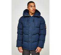 Zavetti Canada Veste d’hiver 'Oshawa 2.0' camel / bleu foncé, Taille XXL
