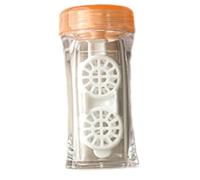 Zaviftie Étui pour lentilles de contact, étanche à la poussière, étui de beauté portable pour la maison et l'extérieur (orange)