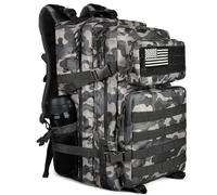 Zavothy 45L Sac à Dos Militaire Hommes Femmes, Sac à Dos de Randonnée, Travail en Plein Air Bundeswehr, MOLLE Sac à Dos Tactique de Survie, Étanche, pour Le Trekking Camping Voyages Chasse