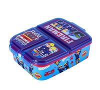 Zawadi Global Fireman Sam Boîte à repas rectangulaire à compartiments multiples, Boite Alimentaire pour enfants Sans BPA