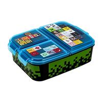 Zawadi Global Minecraft Boîte à repas rectangulaire multi-compartiments pour enfants Boite Alimentaire Sans BPA