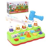 Zawaer Jouet pour Bébé 1 an,Jouet Pop up,Jouet Montessori avec Musique et Lumières pour Enfant 1 2 3 4 Ans Fille Garçon,Jouets Interactifs Bébé Tout-Petit Cadeaux pour Les Cadeaux D'anniversaire Noël.