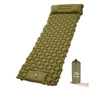 Zawaer Matelas De Camping Autogonflant - Coussin d'Air Ultraléger, Matelas Gonflable Avec Pompe à Pied, Tapis De Sol, Tapis De Couchage Pour Voyage, Plage, Tente