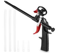 Zawaer Polyurethane non propre Pistolet Pour Mousse Expansive, Mousse Pistolable Professionnelle, Vitesse de sortie de Mousse réglable, Utilisé pour le remplissage, l’étanchéité