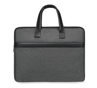 ZAWBNREOPC sac ordinateur Housse for ordinateur portable 15 pouces, sacoche de voyage résistante à l'eau, for hommes et femmes, format fin. petite(Grey)