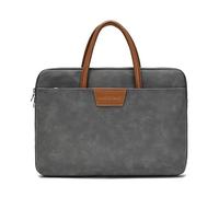 ZAWBNREOPC sac ordinateur Sacoche bandoulière for ordinateur portable ou tablette, style sac à main élégant, résistant et imperméable. petite(Grey,14inch)