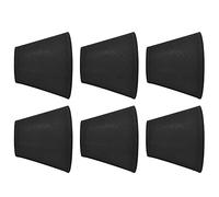 ZAWELIYO Abat-jour en Tissu à Clipser, 6 Pièces, Design Moderne pour Ampoules E14 dans la Décoration de la Chambre et du Salon, Noir + or 3,3x6,0x4,7 Pouces