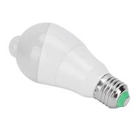 ZAWELIYO Ampoule à Capteur E27 7 W LED Lumière à Induction Blanc Pur pour Couloirs et Garages, Technologie de Détection du Corps Humain, Plastique Durable, 125 X 60 Mm