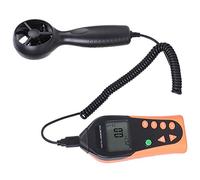 ZAWELIYO Anémomètre Numérique avec écran LCD, Plage 0-45 M/s