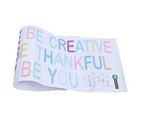 ZAWELIYO Autocollant Mural Coloré Alphabet Autocollant, Art Mural Décoratif Éducatif pour Chambre Salon, PVC Écologique, 70x25cm, 1 Unité