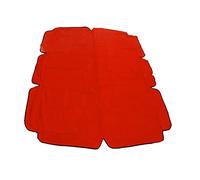 ZAWELIYO Auvent de Balançoire D'extérieur Imperméable en Tissu Oxford 420D Enduit D'argent, -vent, Auvent de Chaise Pivotante pour Jardin et Terrasse, 64,6x44,9x5,9 Pouces (Rouge)