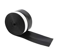ZAWELIYO Bande d'étanchéité de Porte Auto-adhésive, froid en Caoutchouc de Silicone de 5M 45mm de Large, pour la Prévention de la Poussière D'insectes de Vent de Fenêtre (Noire)