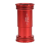 ZAWELIYO BB386 Evo PF30 Bracket Forth - Cadre de Vélo fileté en Alliage BB, BB386 Evo / PF30 46mm Shell Compatible, pour/FS/Rotor Bike (Rouge)