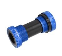 ZAWELIYO Boîtier de Pédalier de Vélo fileté 110 Mm en Alliage D'aluminium à Visser de Remplacement pour Vélos de Route et de Montagne (Bleu)
