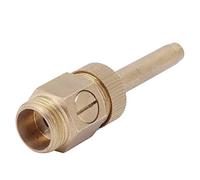 ZAWELIYO Buse de Fontaine en Laiton, Tête de Pulvérisation D'eau à Jet Puissant et Résistante à L'usure pour Bassin de Jardin, Irrigation de Balcon, avec Valve (4 minutes 1/2)