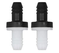 ZAWELIYO Clapet Anti-Retour 3/8 Pouces, 2 Pièces en Plastique Clapet Anti-Retour d'eau Unidirectionnel, Compresseur d'air Carburant Gaz Liquide, pour Pompe D'aquarium (CDAV6)