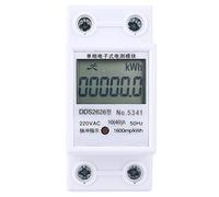 ZAWELIYO Compteur d'énergie 10A, Montage sur Rail 35 Mm, écran LCD | Mesure CA monophasé, économie d\'énergie inférieure à 2 W, circuits fiables, lecture claire