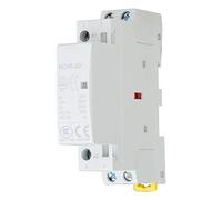 ZAWELIYO Contacteur 2P 20A Rail DIN, Support de Rail 35mm (24V)