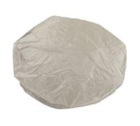 ZAWELIYO Couvre-Bain Rond 190 Polyester en Argent Taffeta Uspure Preuve de Déchirure éPreuve Respirable pour Baignoire Extérieure avec Rangement Facile (Beige)