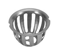 ZAWELIYO Drain de Sol Rond en Acier Inoxydable, 2 Pièces, sans Oxydation, pour Salle de Bain, Empêche le Colmatage des Feuilles et des Fleurs, adapté au Balcon (75 mm/3 pouces)