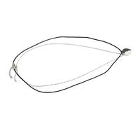 ZAWELIYO Ensemble de Colliers D'amour Magnétiques pour Couples, Pendentifs en Forme de Cœur en Alliage Réglables pour un Usage Quotidien et des Occasions Spéciales (Couleur argent et noir)