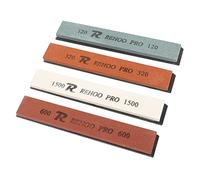 ZAWELIYO Ensemble de Pierres à Aiguiser les Couteaux, Efficace et Facile à Utiliser pour Couteaux de Cuisine, Haches, Ciseaux, 4 Pièces, Grain 120 320 600 1500 pour Chef Professionnel Domestique,