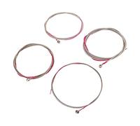ZAWELIYO Ensemble de Remplacement de Cordes de Guitare Basse en Acier à 4 Cordes pour une Utilisation Pratique de la Musique, 4 Pièces