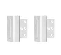 ZAWELIYO Ensemble de Serrures de Renforcement de Porte, Alliage D'aluminium Robuste, Solution Sécurisée à L'épreuve des Enfants pour un Usage Domestique, Taille 3 Pouces, 2 Pièces