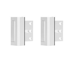 ZAWELIYO Ensemble de Serrures de Renforcement de Porte, Alliage D'aluminium Robuste, Solution Sécurisée à L'épreuve des Enfants pour un Usage Domestique, Taille 3 Pouces, 2 Pièces
