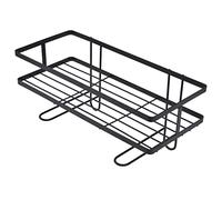 ZAWELIYO Étagère de Toilette Robuste, Gain de Place, Organisateur pour Petite Salle de Bain, étagère de Toilettes, sans Poinçon pour Le Rangement de la Salle de Bain, Artisanat en Fer (Noir)