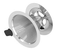 ZAWELIYO Filtre Réutilisable de de Double Couche de Goutteur de café D'acier Inoxydable pour le Voyage de Lieu de Travail à la Maison (1-2 tasses)