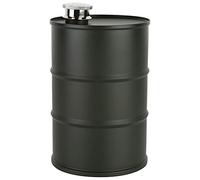 ZAWELIYO Flasque en Acier Inoxydable, Pichet à Bière Portable de 700ml avec Couvercle Hermétique, Flacon à Liqueur Noir Vert Armée pour Camping de Voyage en Plein Air (Verte)