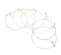 ZAWELIYO Jeu de Cordes de Guitare, 6 Pièces, Cordes Métalliques de qualité Supérieure pour Instruments de Basse, Beau Son, Performance Durable