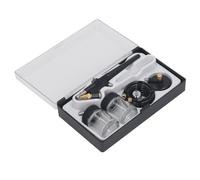 ZAWELIYO Kit Aérographe sans Fil Portable Mini pour Ongles Modèle Peinture Décoration de Gâteaux Simple Action Pot Inférieur Diamètre de Pulvérisation 0,8 Mm avec Kit de Peinture